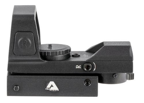 Aim Sports RT503F Full-Size Reflex Sight  Matte Black 1 x 33 mm Red/Green Multi Reticle