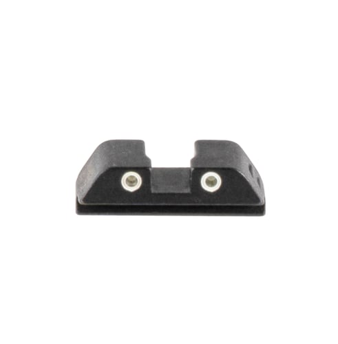 AmeriGlo GL5113R Classic Tritium Rear Sight for Glock  Black | Green Tritium with White Outline Rear Sight