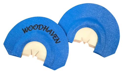 Woodhaven WH078 Blue Vyper Billy Yargus Diaphragm Call Double Reed Attracts Turkeys Blue