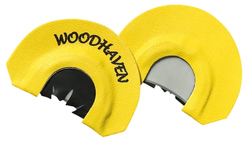 Woodhaven WH103 Black Reactor  Diaphragm Call Triple Reed Attracts Turkeys Yellow