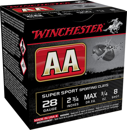 Winchester Ammo AASC288 AA Sporting Clay 28 Gauge 2.75