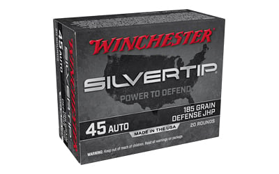 WINCHESTER SILVERTIP 45ACP 185GR HP 20RD 10BX/CS