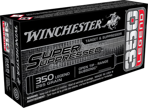 Winchester Super Suppressed Rifle Ammo