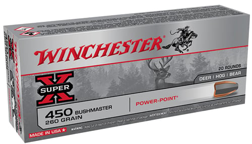 WINCHESTER SUPER-X 450 BM 260GR POWER POINT 20RD 10BX/CS