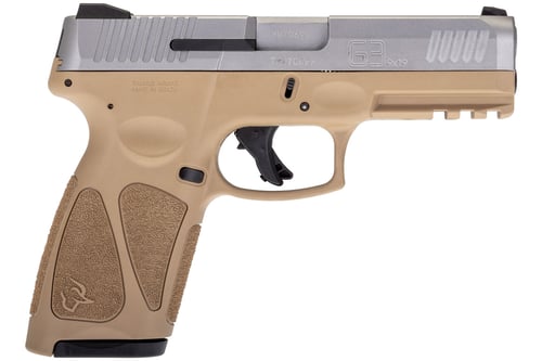 Taurus G3 Pistol  <br>  9mm 4 in. Tan Stainless 15 & 17 rd.