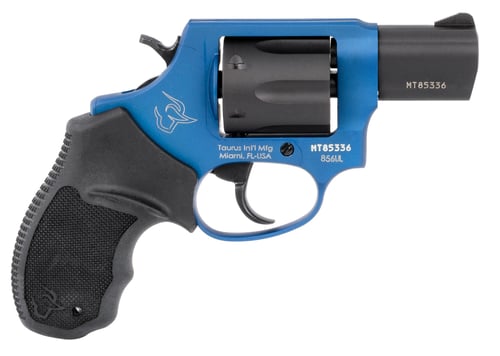 Taurus 856 Ultra Lite Revolver  <br>  38 Spl. 2 in. Cobalt Blue Black 6 rd.