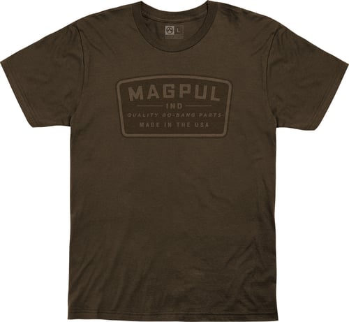 Magpul MAG1111-200-2X Go Bang Parts  Brown Cotton Short Sleeve 2XL