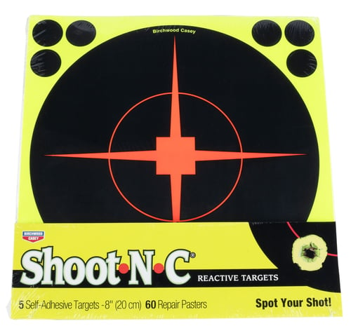 Birchwood Casey 34814 Shoot-N-C  Bullseye Paper Target 8