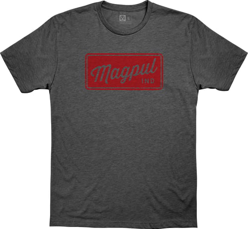 Magpul MAG1116-011-L Rover Block T-Shirts Charcoal Gray Large Short Sleeve