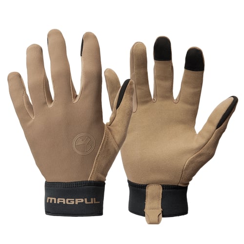 Magpul MAG1014-251 Technical 2.0 Gloves Coyote Touchscreen Synthetic/Suede Small