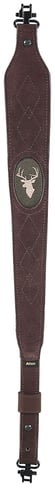 Allen 8140 Big Game  Rifle Sling w/Swivels Brown Suede w/Embroidered Deer Silhouette Adjustable Length 25