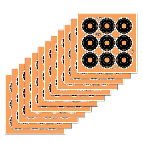 EZ-Aim 15318 Splash Reactive Target Self-Adhesive Paper Black/Orange 2