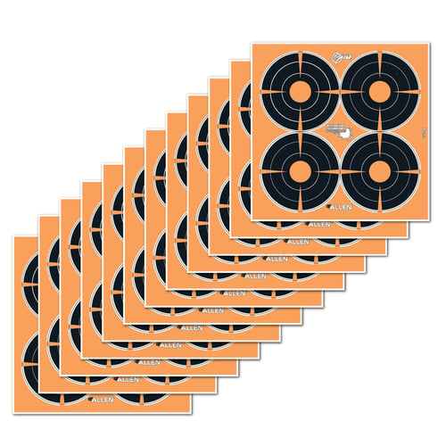 EZ-Aim 15326 Splash Reactive Target Self-Adhesive Paper Black/Orange 3