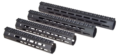 Troy Ind SRAIML190BT00 Battle Rail  M-LOK Aluminum Black Anodized 9