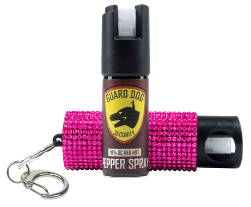 GUARD DOG BLING IT ON PEPPER SPRAY W/ BLING DESIGN PINK