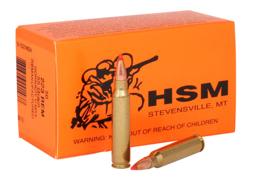 HSM 22315 Varmint  223 Rem 55 gr Hornady V Max 50 Per Box/ 10 Case