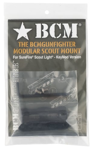 BCM SLMKM Modular Scout Light Mount  Keymod Black Aluminum