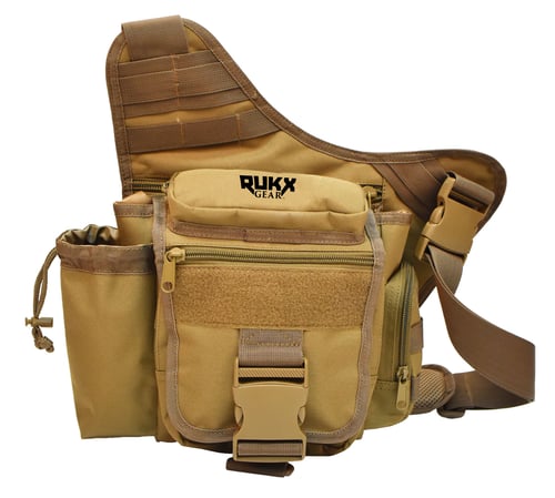 Rukx Gear ATICTSBT Sling Bag  Tan 600D Polyester