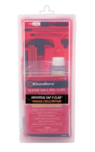 KleenBore SAF300 SAF-T-CLAD Universal Classic Cleaning Kit 22 Cal - 12 Gauge Handguns / Rifles / Shotguns