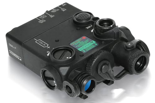 Steiner 9007 DBAL-I2 PEQ-2 0.7mW IR Pointer & 4mW, 850nM Wavelength IR Illuminator with Black Finish & QD HT Mount