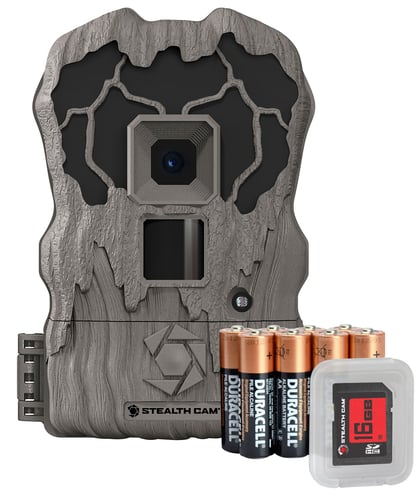 Stealth Cam STC-QV16K QV16 Combo Kit Distressed 16MP Resolution Low Glow Flash SD Card Slot/Up to 32GB Memory