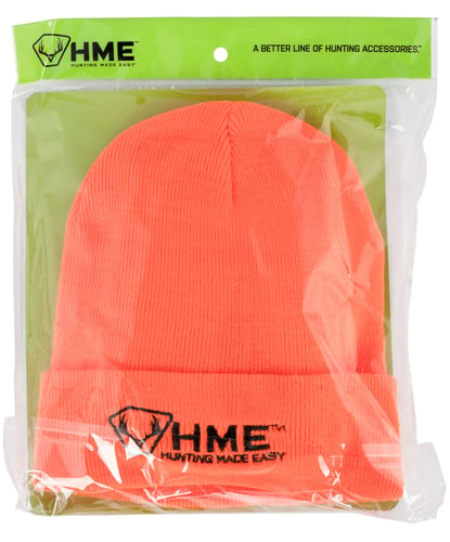 HME HMEVESTKCO Safety  Vest and Beanie OSFA Orange Acrylic