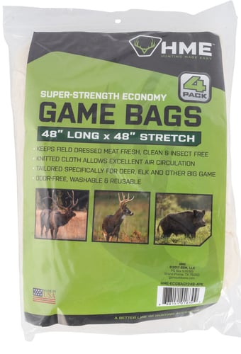 HME HMEECGBAG12 Econ Game Bag Odor-free Cloth, Washable, Reusable 12