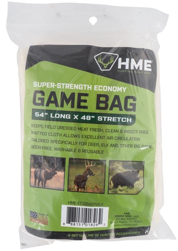 HME HMEECGBAG12 Econ Game Bag Odor-free Cloth, Washable, Reusable 12