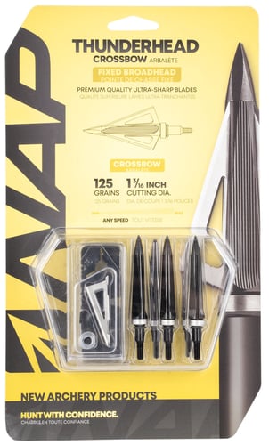 NAP Thunderhead Broadheads  <br>  Crossbow 125 gr. 5 pk.