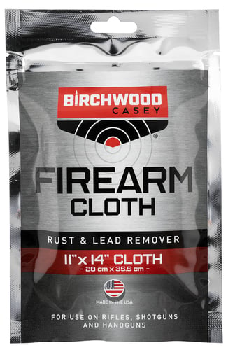 Birchwood Casey RLREM Rust & Lead Remover  Treated Tan Cloth 11