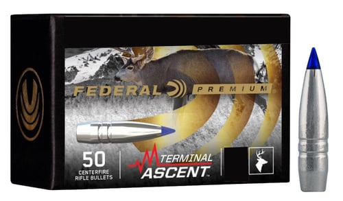 Federal PB264TA1 Premium Terminal Ascent Component 6.5mm .264 130 gr Terminal Ascent 50 Per Box/ 4 Case