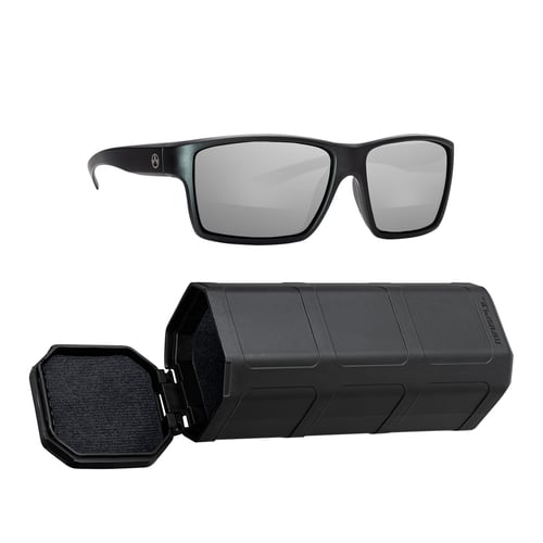 Magpul MAG1147-1-001-1110 Explorer Eyewear Adult Gray Silver Mirror Lens Polycarbonate Black Frame