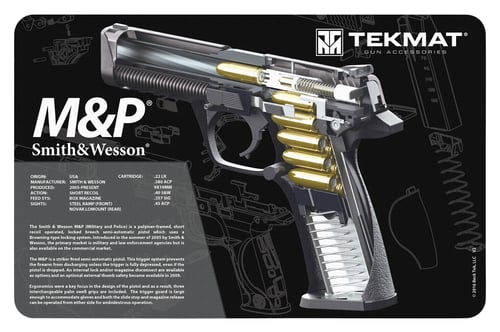 TEKMAT CUTAWAY PSTL MAT SW M&P BLK