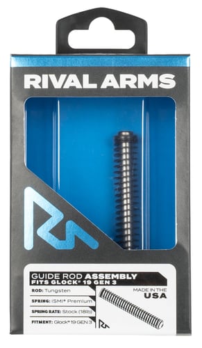 Rival Arms RA50G201T Guide Rod Assembly  Tungsten for Glock 19 Gen3