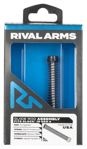 Rival Arms RA50G211T Guide Rod Assembly  Tungsten for Glock 19 Gen4