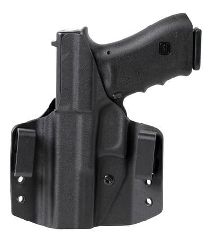 Uncle Mikes 54CCW41BGR CCW Holster OWB Black Boltaron Belt Slide Fits Ruger SR/SR Compact Right Hand