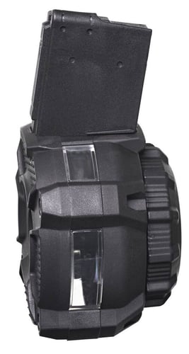 ProMag DRMA24 Standard  Black Drum with Capacity Window 65rd for 223 Rem, 5.56x45mm NATO AR-15
