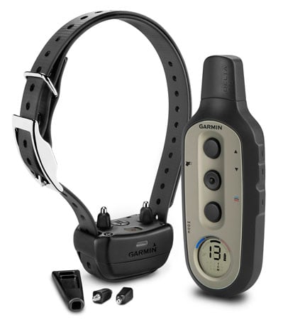 Garmin 0100147001 Delta Sport XC System Bundle Handheld w/Tri-Tronics, LCD Display Rechargeable Li-Ion; Collar Changeable Contact Points for Up to 3 Dogs .75 Mile Range