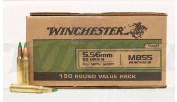 Winchester USA M855 Rifle Ammo