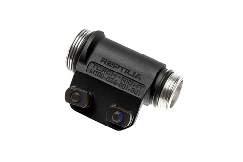 Reptilia LLC 100043 Torch  Black Anodized 3V/CR123 Right Side