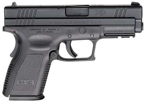 Springfield XD9645 XD Compact Semi Auto Pistol 45 ACP, 4 in, Poly Grp