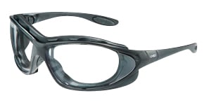 Howard Leight S0600 Uvex Seismic Polycarbonate Clear Lens with Black Frame
