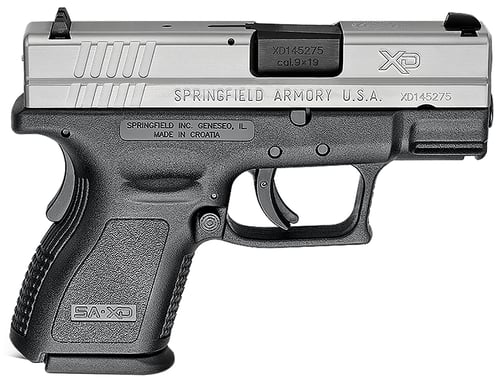 Springfield Armory XD9821 XD *CA Compliant Sub-Compact Frame 9mm Luger 10+1, 3