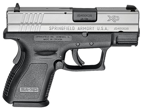 Springfield Armory XD9822 XD *CA Compliant Sub-Compact Frame 40 S&W 9+1, 3