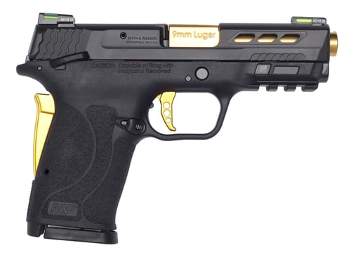 M&P9 PC SHIELD EZ 9MM GOLD TS# | 13227 | THUMB SAFETY