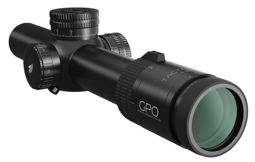 GPO Tactical Riflescope  <br>  1-8x24 Horseshoe Reticle 34 mm. Lock Turrets