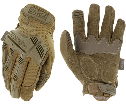 M-PACT GLOVE COYOTE SMALLM-Pact Glove Coyote - Small - Knuckle protection - Reinforced fingertips - XRD palm padding - Armortex palm reinforcement panel - Dual-layer internal fingertip reinforcement provides added durability - Nylon pull loop - Dual-layerreinforcement provides added durability - Nylon pull loop - Dual-layer