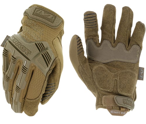 Mechanix Wear MPT72009 M-Pact  Coyote Fingerless Synthetic Leather Medium TPR Closure