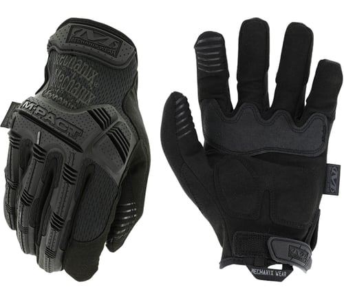 M-PACT GLOVE COVERT MEDIUMM-Pact Glove Covert - Medium - Knuckle protection - Reinforced fingertips - XRDpalm padding - Armortex palm reinforcement panel - Dual-layer internal fingertip reinforcement provides added durability - Nylon pull loop - Dual-layerreinforcement provides added durability - Nylon pull loop - Dual-layer