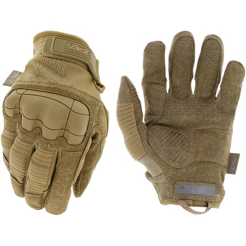 Mechanix Wear MP372008 M-Pact 3  Coyote Synthetic Leather Small Velcro Closure